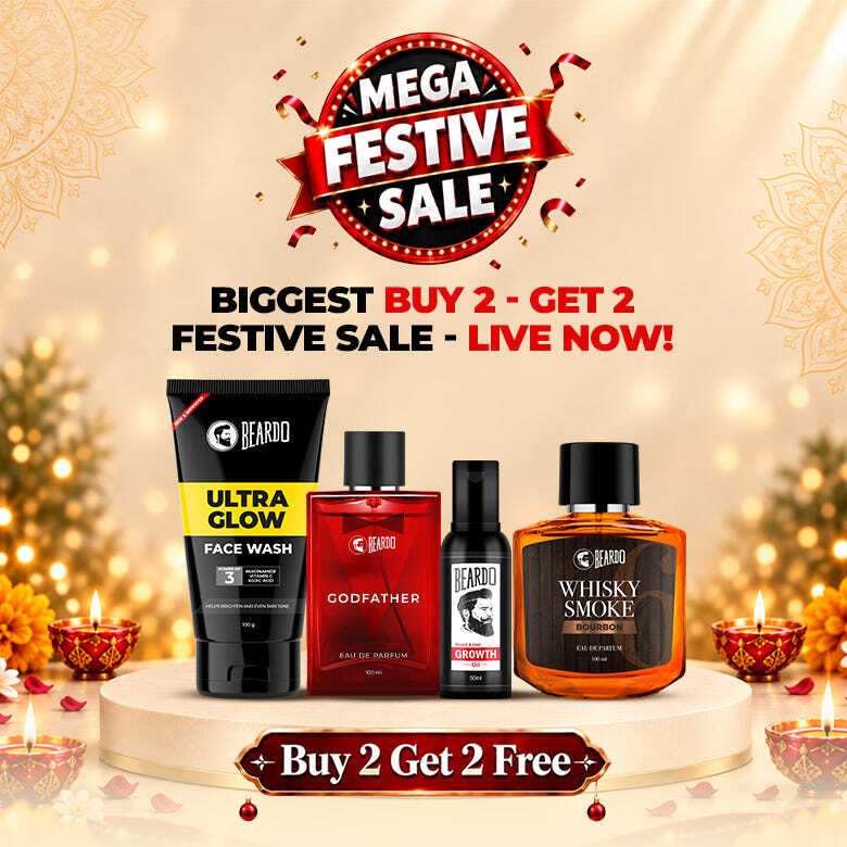 Beardo Mega Festive Sale - Buy 2 Get 2 Free