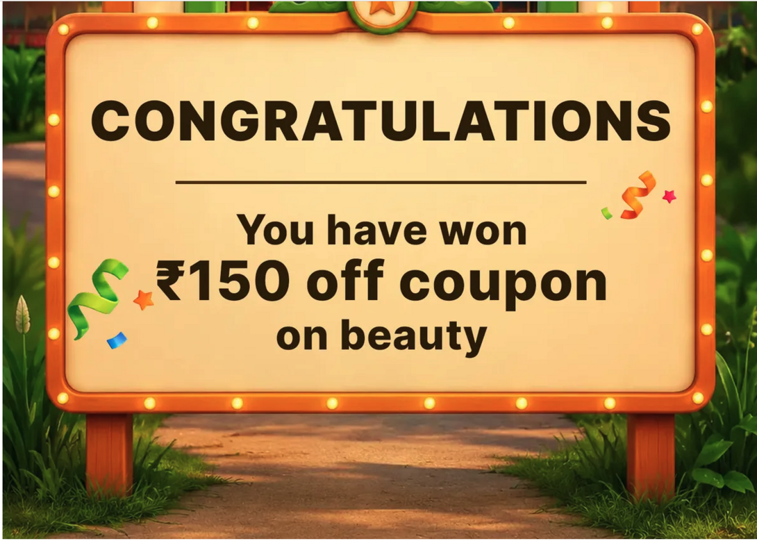 Beauty mystery box - Get Rs. 150 off coupon