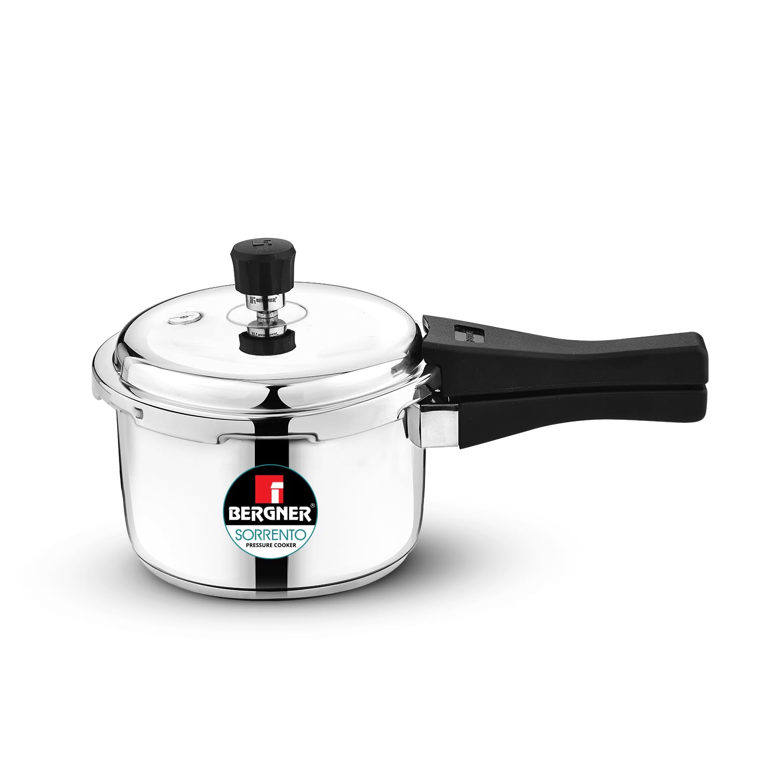 Bergner Sorrento Stainless Steel 3 Litres Outer Lid Pressure Cooker