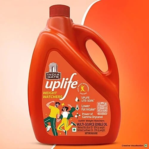 Big basket - India Gate Uplife Weight Watchers Light Cooking Oil, 3 L