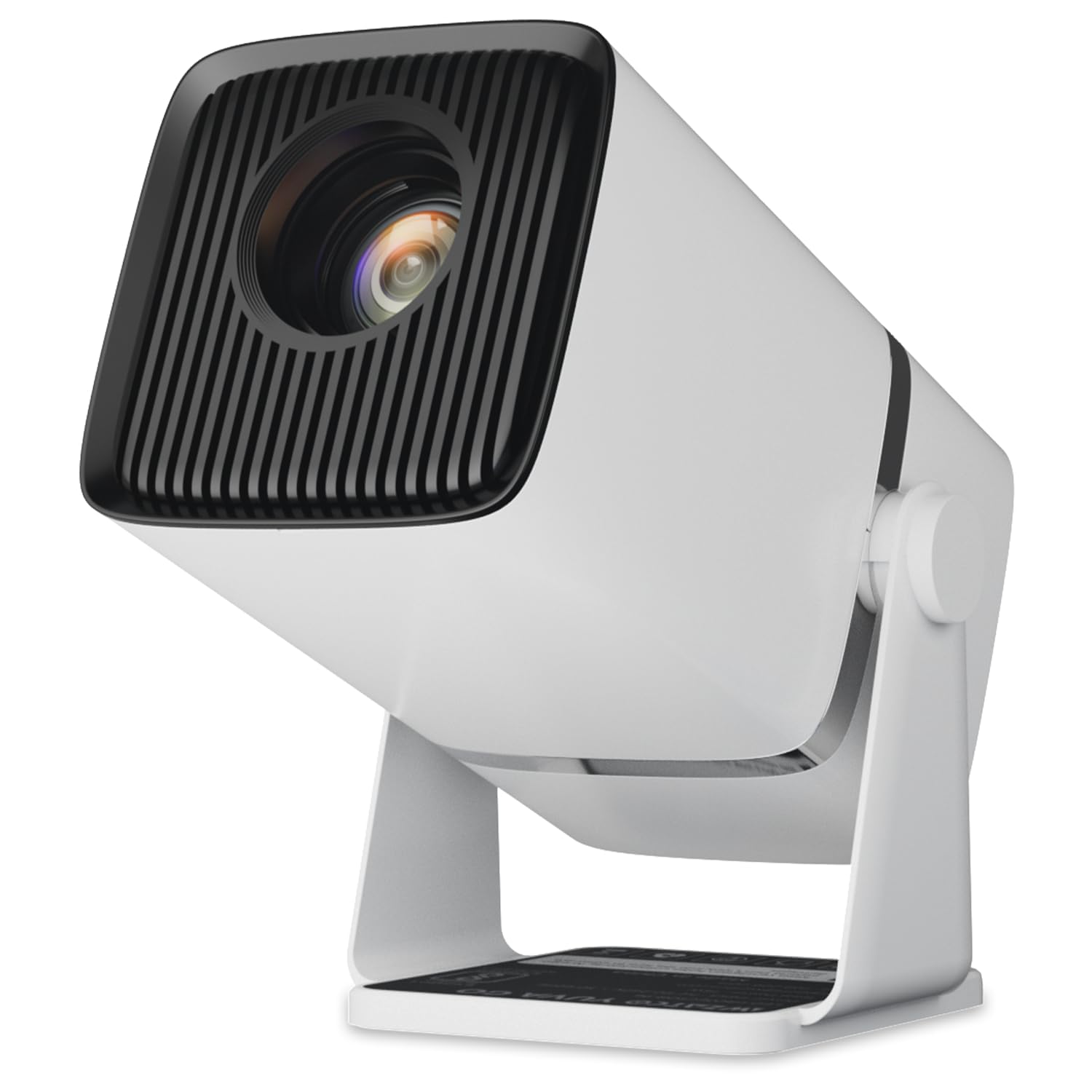 BIGASUO Yuva Go Plus, Full HD 1080p Native, Android/iOS Smart Home Projector 4k Ultra HD, Rotatable Design, Auto & 4D Ke
