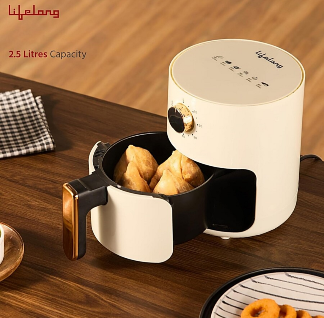BigBasket: Lifelong Airfryer LLHF25, 1 Year Waranty