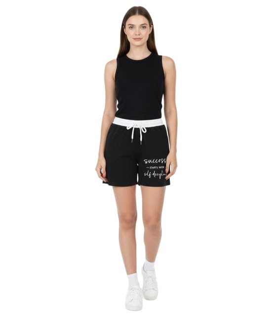 Blacktail Girls' Cotton Sports Shorts - Breathable Athletic Gym Shorts