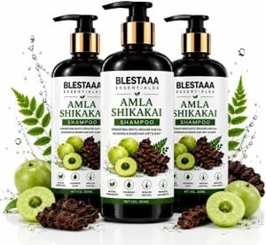 blestaaa essentialss Amla & Reetha Hair Shampoo | Anti-Hair Fall Shampoo