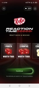 Blinkit x KitKat F1 Reaction Time - Win KitKat Supply, F1 Merchandise & More!