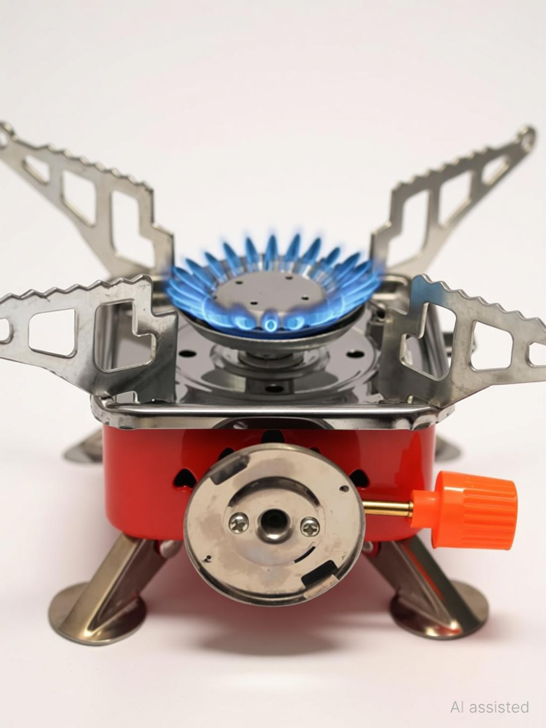 Bluejack Stainless Steel Automatic Ignition Single Burner Camping Stove Bluejack Windproof Foldable Outdoor Butane Gas S