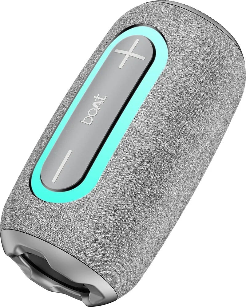 boAt Stone 350 Plus ,8H Battery,Voice Assistant,TWS Mode,BT v6.0,With Mic 12 W Bluetooth Speaker (Sterling Silver, Mono