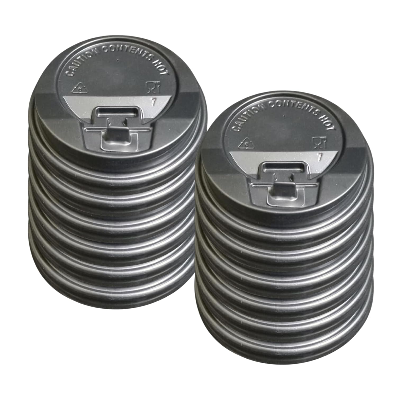 BonKaso 350ml Black Sipper Lids for Paper Cups | Pack of 50