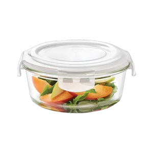 BOROSIL Glass Grocery Container - 400 ml (Clear)