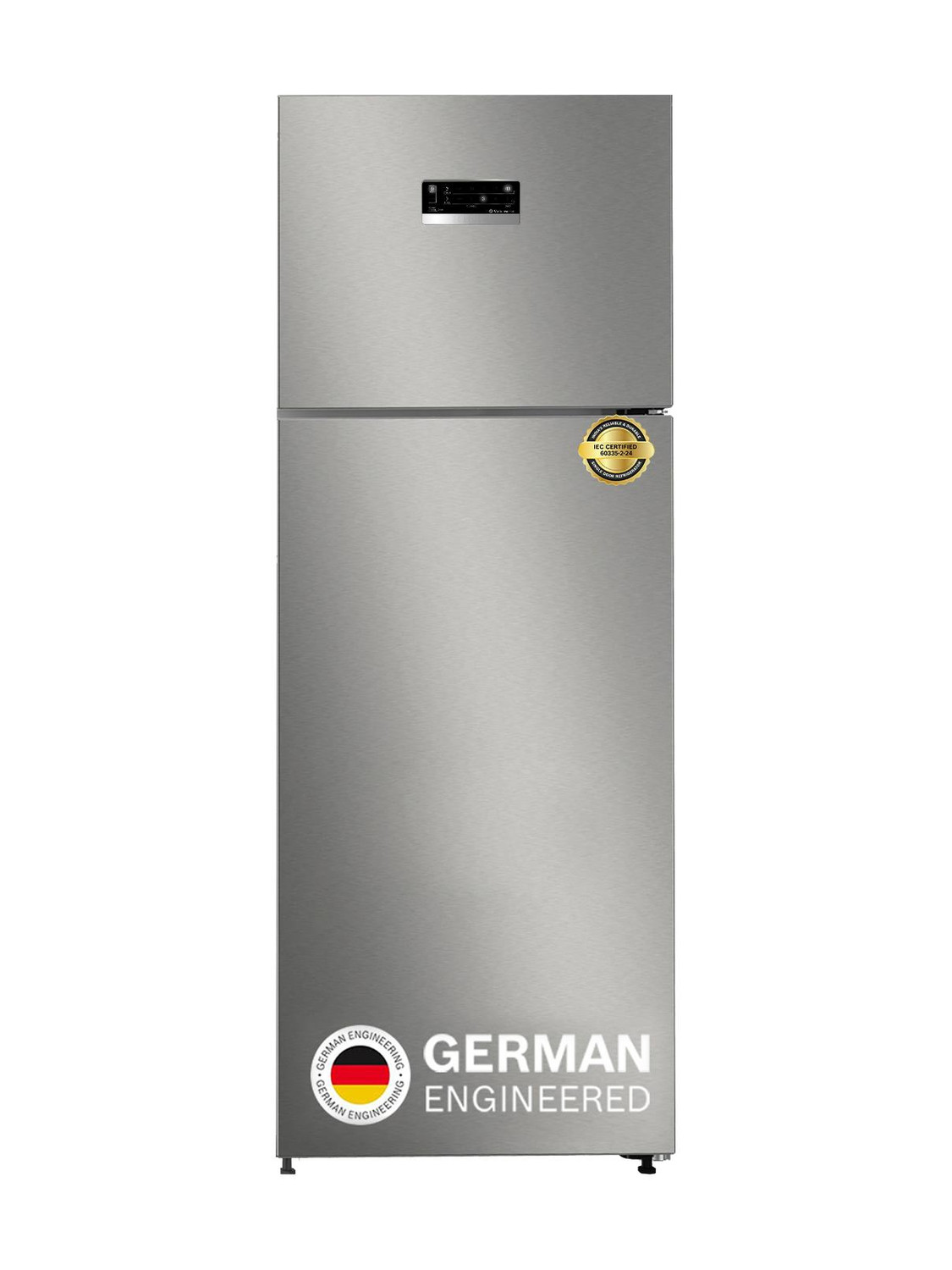 BOSCH 243 L Frost Free Double Door 3 Star Refrigerator (SPARKLY STEEL, CTN27S0311)