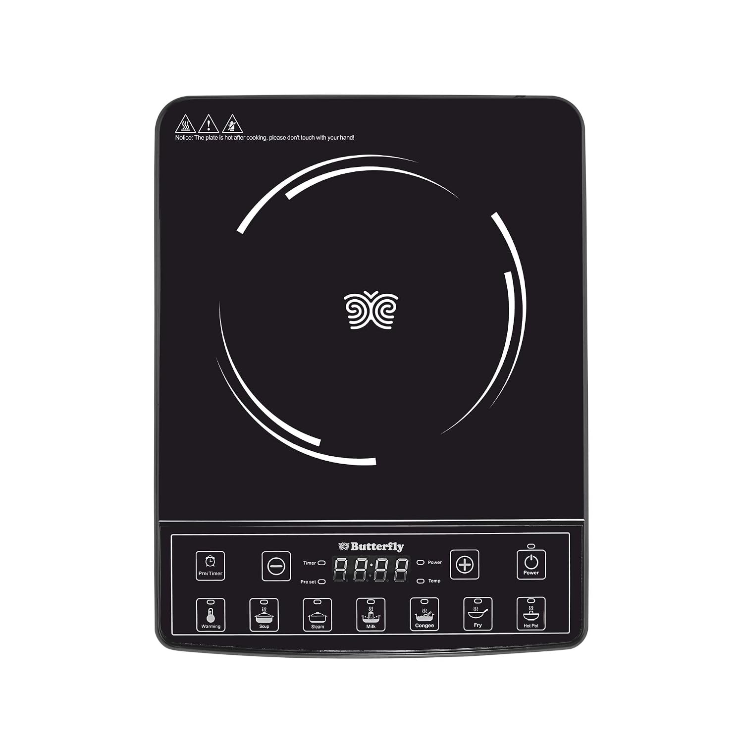 Butterfly Amaze Pro Induction Cooktop | 2000 W Power with 5.5 KV Surge Protection