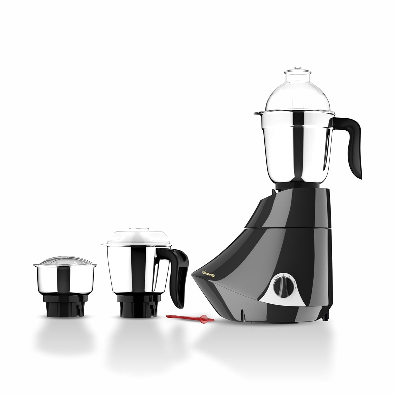 Butterfly Smart 750W Mixer Grinder with 3 Jars | Multipurpose Jars - 3 Stainless Steel