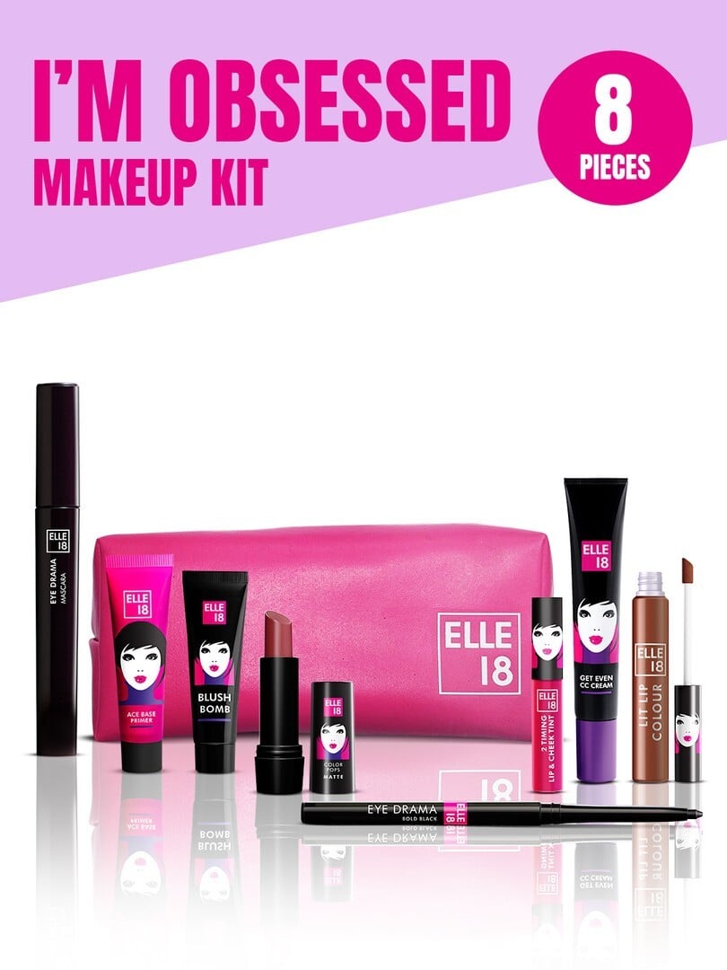 Buy ELLE 18 I'm Obsessed Makeup Kit With Pouch - Makeup Kit for Women 33997075
