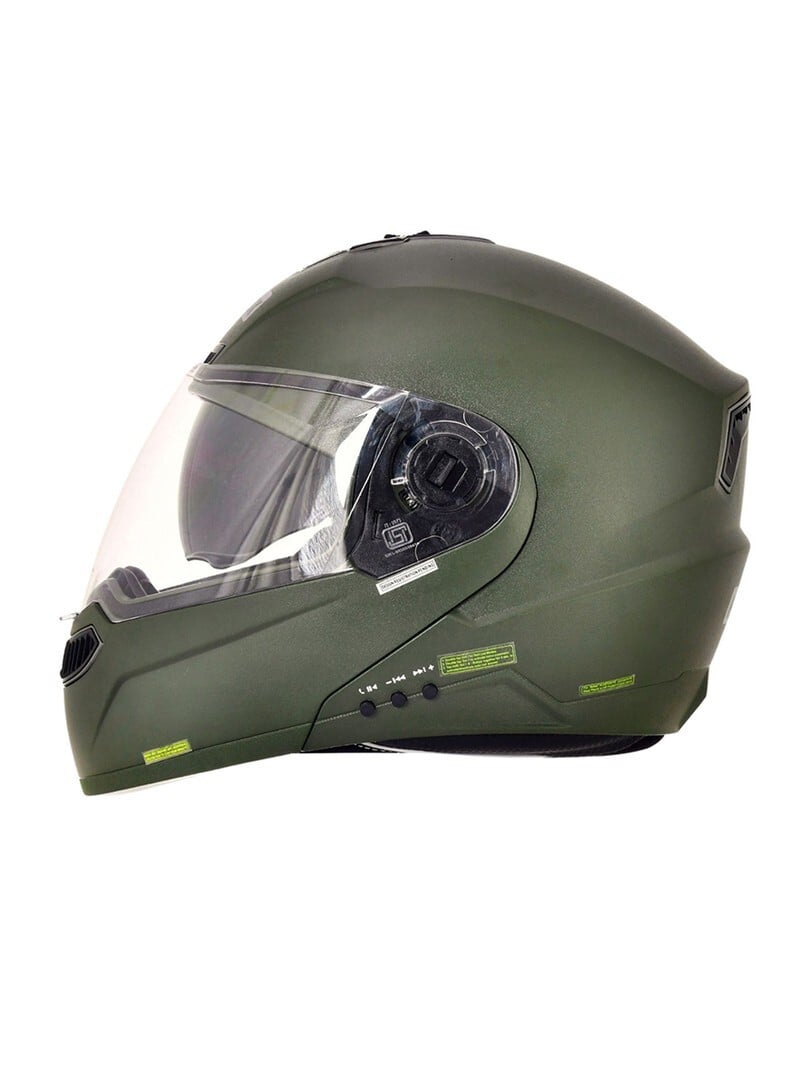 Buy HEADFOX N2 Air 7 Smart Bluetooth Calls GPS Voice Asst Double Visor Waterproof Helmet - Helmet for Unisex 30842523