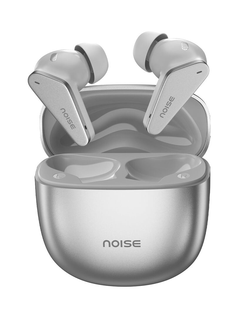 Buy Noise Buds Vector TWS 40H Of Playtime Quad Mic & ENC BT V5.3 Lunar Silver - Headphones for Unisex 39968892