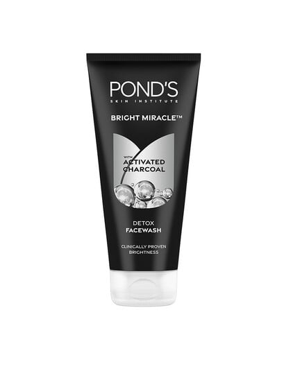 Buy Ponds Bright Miracle Detox Facewash With 10X Power Of Charcoal 200g - Face Wash And Cleanser for Unisex 4452075 | My