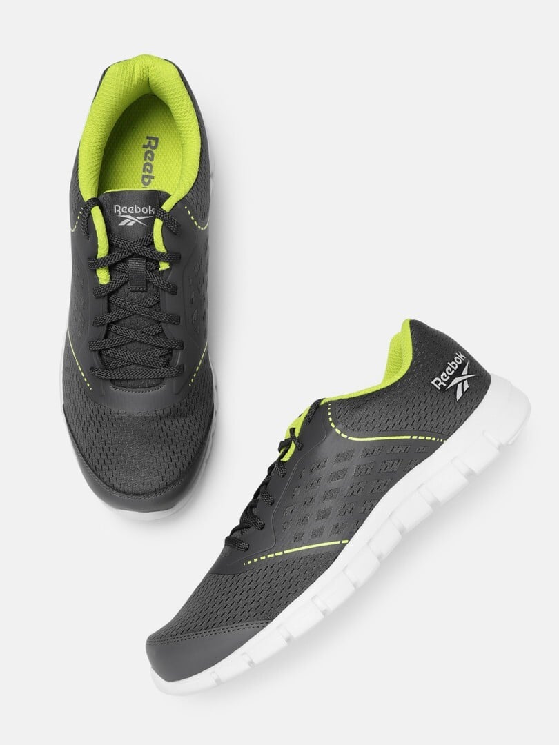 Buy Reebok Men Grey Woven Design Guide Stride LP Running Shoes - Sports Shoes for Men 11382936