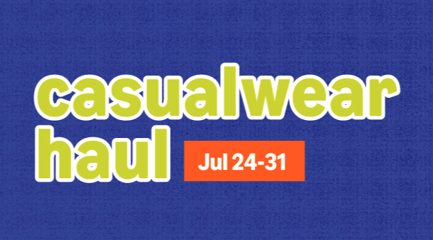 casualwear haul 50-70% off + Extra 5% off.(Jul 24-31)