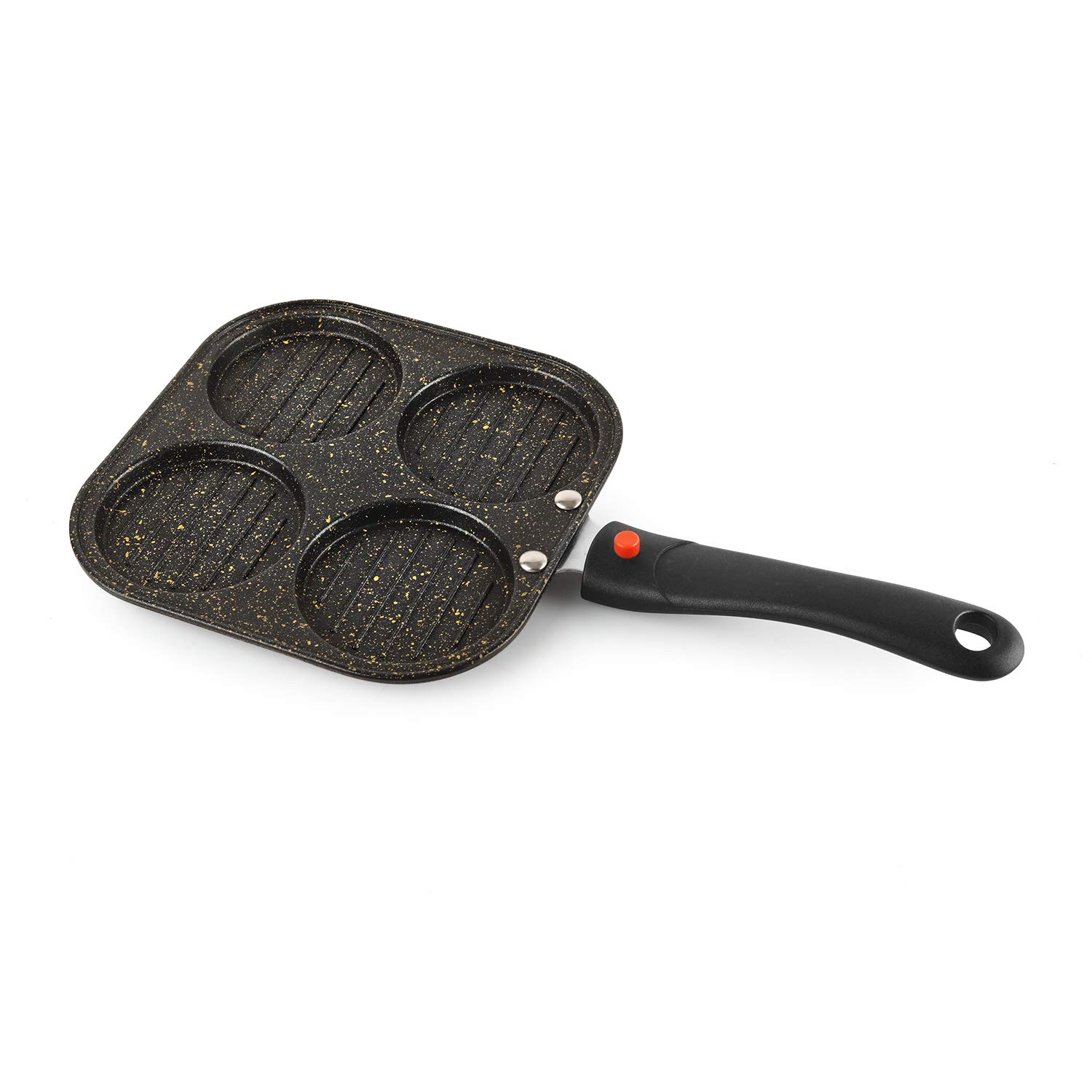 CELLO 4 Cavity Aluminium Nonstick Uttapam Appam Fry Pan
