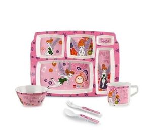 Cello Kidzbee Pentameal Tinker Bell Melamine Meal Set for Kids