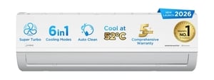 [Cheapest] Midea 2026 Model 1.5 Ton 5 Star Split Inverter Convertible 6-in-1 with Auto Intelligence, Turbo Mode for Fast