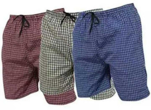 Checkered Men Multicolor Boxer Shorts pack of 3