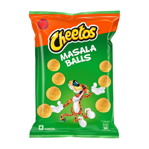 Cheetos Masala Balls Puffcorn (84 g)& more location specific