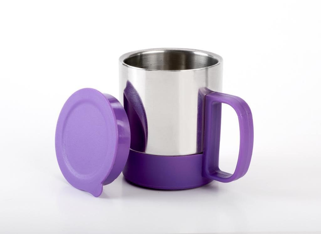 Coffee Tea Milk Mug with Lid Insulated Stainless Steel & Inner Stylist Double Wall Cup Keeps Beverages Hot & Cold for Ho
