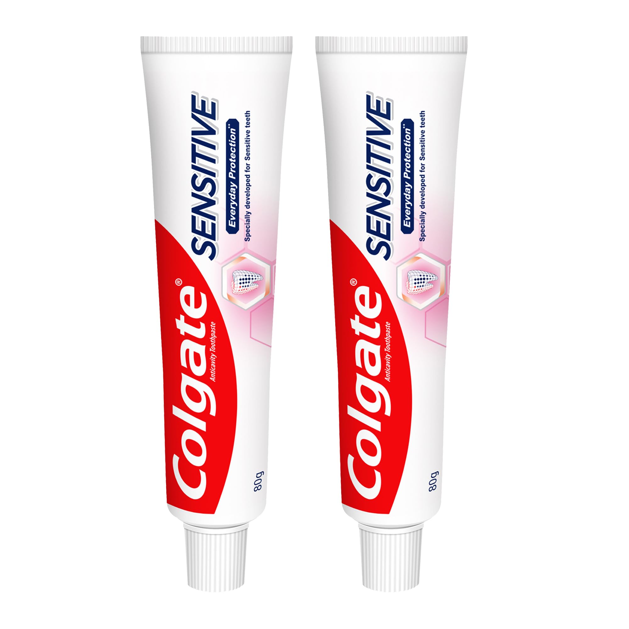 Colgate Sensitive Everyday Protection Toothpaste, Combo Pack Of 160g (80g X 2), Specifically Developed For Sensitive Tee
