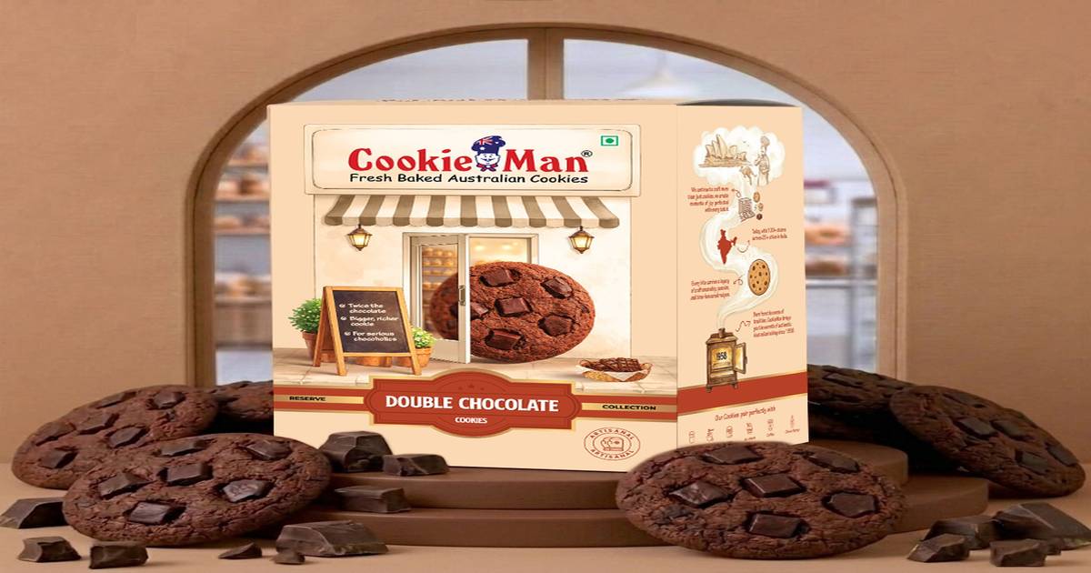 Cookieman Premium Double Chocolate Cookies Biscuits at 32/