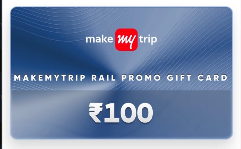 Cred - MMT rail promo @80% off
