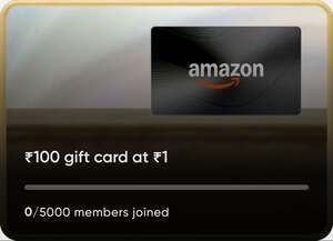 Cred: win Amazon Pay gift card at Rs. 1 by joining the rally. Pledge coins to unlock it together. | Starts at 12 am tonight