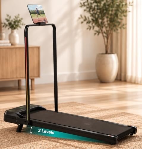 Cult Walking pad Prime Treadmill (3.5HP Peak Power) Compact & Foldable Under Desk DC Motor Treadmill |2-Level Incline