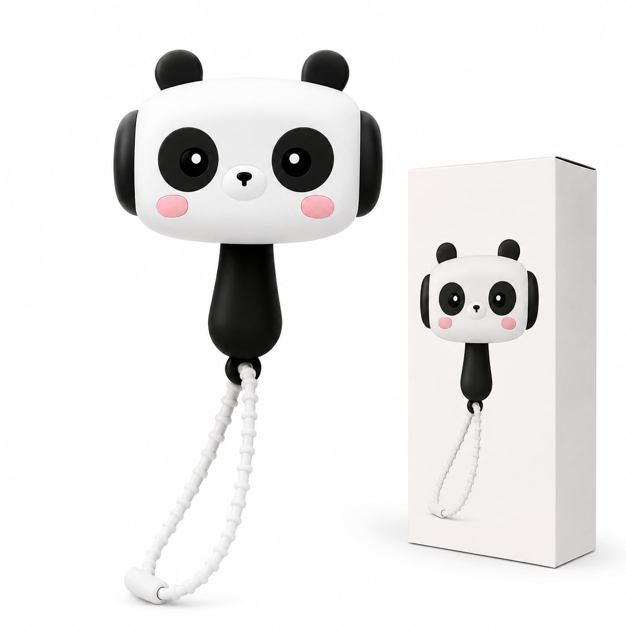 Cute Animal Character Hammer Toy with Wrist Strap, Silicone Handheld Squeeze Play Toy for Kids, Cartoon Design Fun Activ
