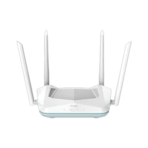 D-Link R15 Wi-Fi 6 Router 2.4 GHz, 5 GHz 1500 Mbps Wifi Speed Dual Band External Antenna Ethernet (Cable Broadband) (Whi