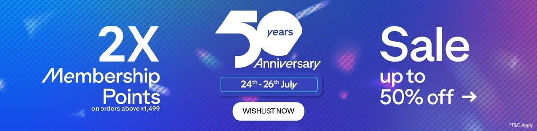 Decathlon 50th Anniversary Sale - Up to 70% Off on Sports Gear, Apparel, Shoes & More!