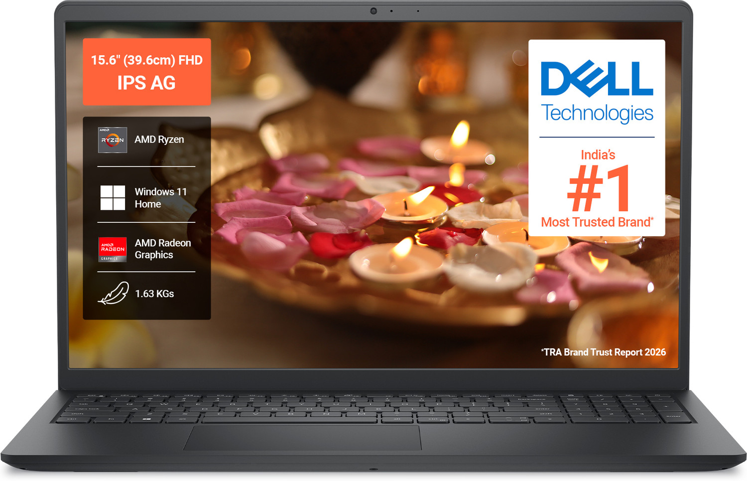 DELL 15 AMD Ryzen 5 Quad Core 7520U - (8 GB/512 GB SSD/Windows 11 Home)
