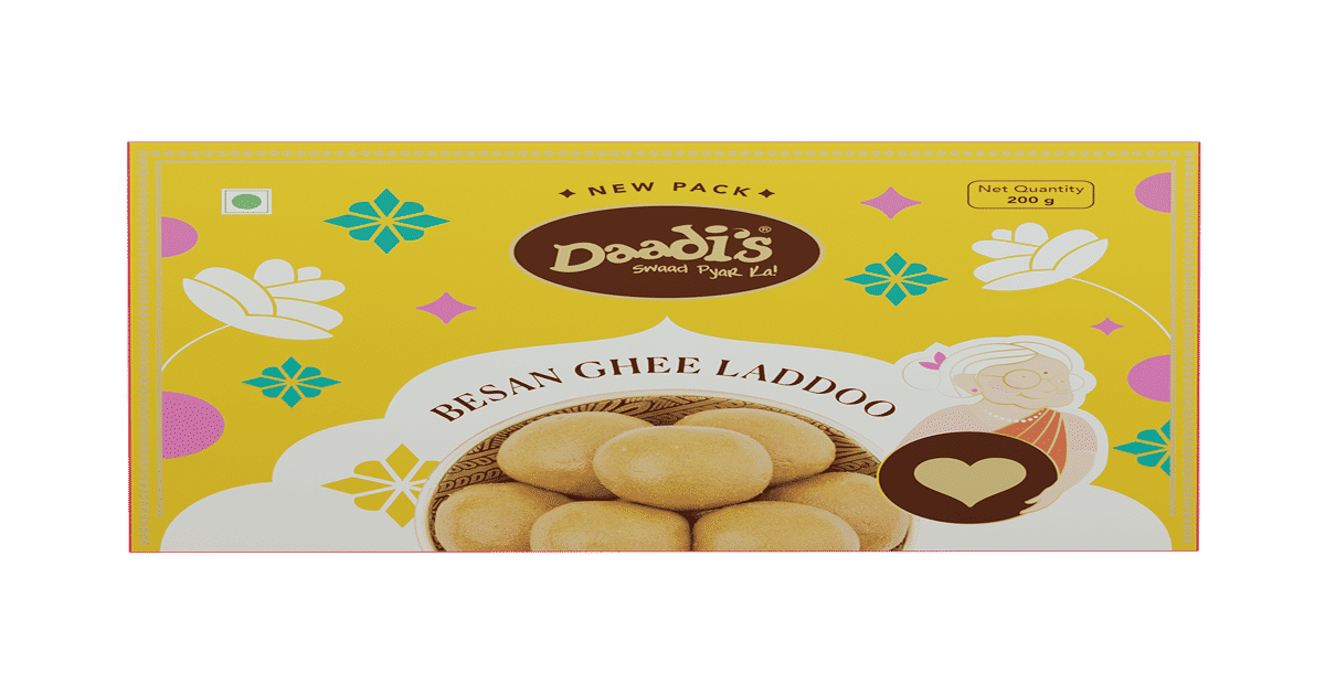 Desi ghee besan ladoo 200gm pack
