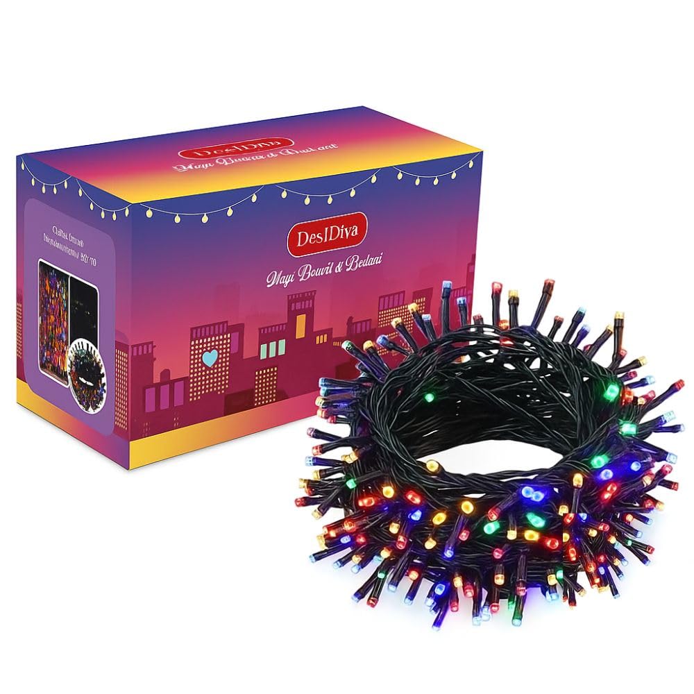 Desidiya ® Plastic 12 Meter LED Decorative String Fairy Rice Lights for Home Decoration Indoor and Outdoor Decoration Li