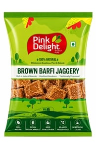 Digihaat: Pink Delight Organic Brown Jaggery 400 gm