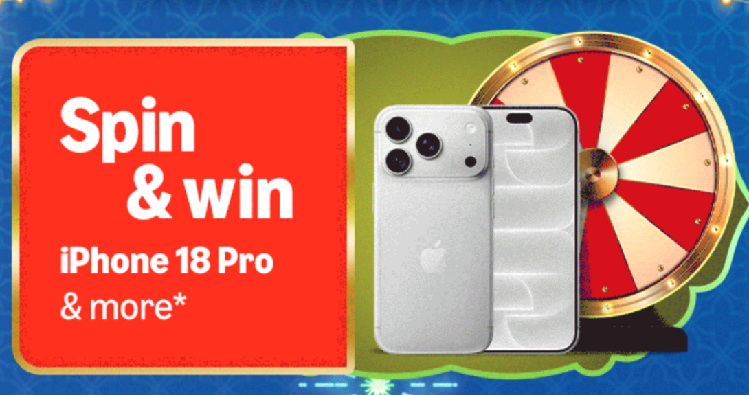 Diwali Edition : Amazon spin & win iPhone 18 pro & more