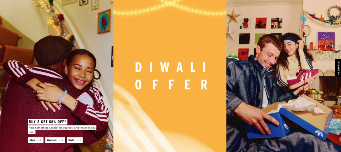 Diwali Sale - Buy 2 get 60% Off