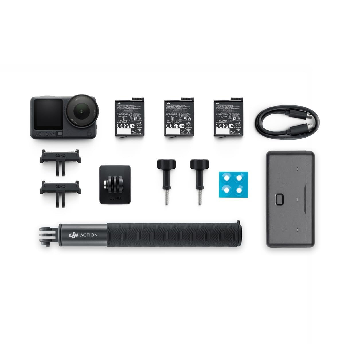 DJI Osmo Action 6 Adventure Combo | 4K Action Camera with 1/1.1" Square Sensor