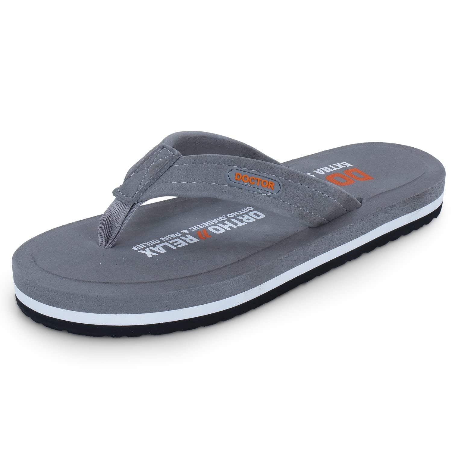 DOCTOR EXTRA SOFT Ultra Cushion Slippers for Men's| Lightweight & Comfortable| Orthopedic & Diabetic| Casual & Stylish