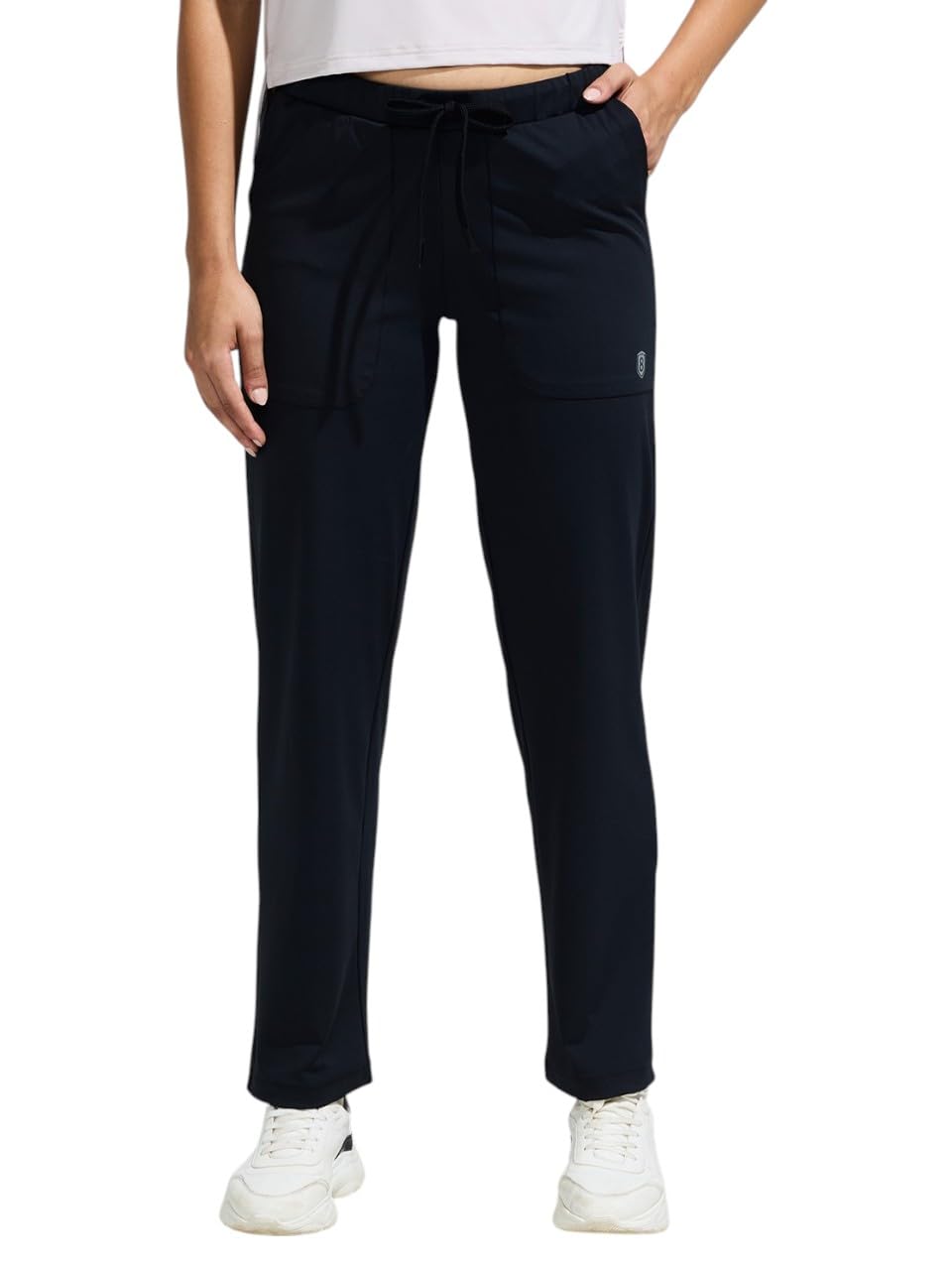 DOMIN8 Women Functional Multi-Pocket Super Stretchable Track Pant