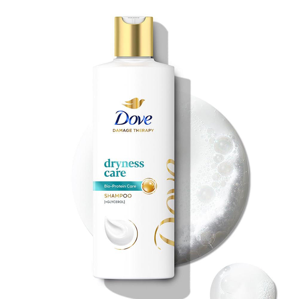 Dove Dryness Care Shampoo 340 ml|| With Pro-Moisture Complex for Dry Hair & Scalp|| Gives Soft|| Smooth|| Damage Free Ha