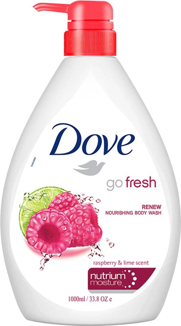 DOVE Renewing Raspberry Body Wash with Lime for Renewed Skin, Ref