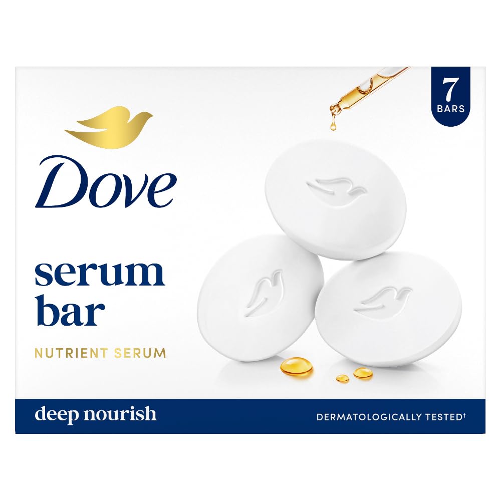Dove Serum Bar | with Nutrient Serum | Deep Nourish | 875g (125g x 7) [Apply 10% discount coupon]