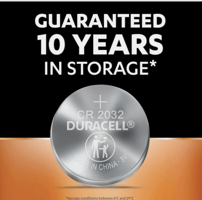 DURACELL CR2032 Lithium Coin Battery (Pack of 5)