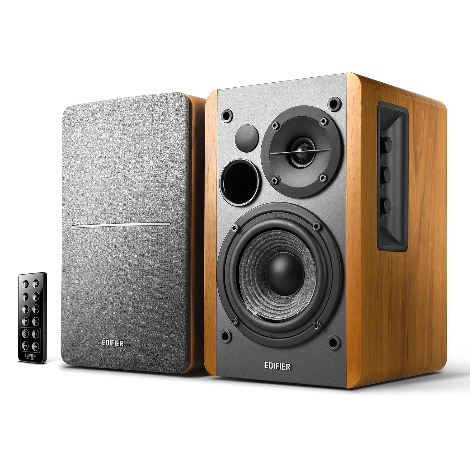 Edifier R1280DB Powered Bluetooth Bookshelf Speakers - Optical Input - Wireless Studio Monitors - 4 Inch Near Field Spea